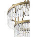 Social Club 9 Light 23.25 inch Havana Gold Pendant Ceiling Light