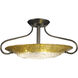 Interstellar 8 Light 12 inch Brushed Nickel with Matte Black Accents Chandelier Ceiling Light