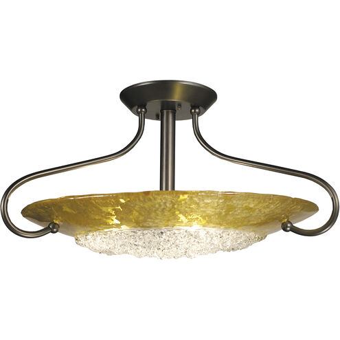 Interstellar 8 Light 12 inch Brushed Nickel with Matte Black Accents Chandelier Ceiling Light