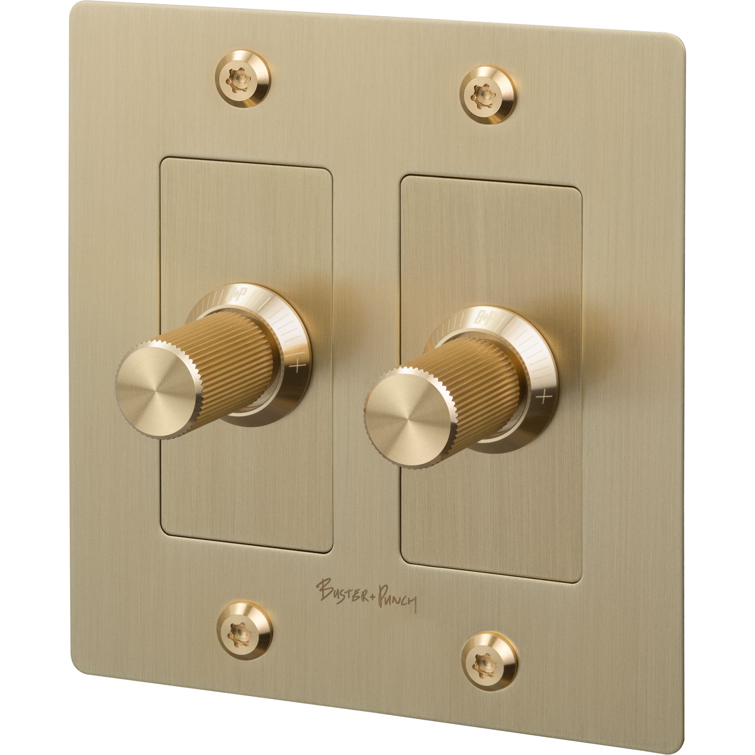 2G 100-120 Brass Dimmer Switch, LED