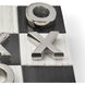 Tic Tac Toe Polished Nickel Game, Board