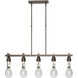 Apothecary 5 Light 40.5 inch Ink Pendant Ceiling Light