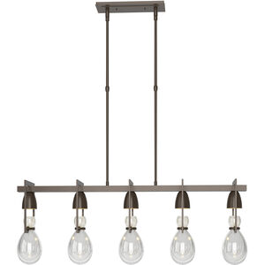 Apothecary 5 Light 40.5 inch Ink Pendant Ceiling Light