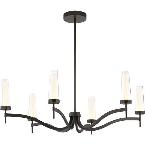 Butler 5 Light Butler LED 40 inch Mediterranean Bronze Chandelier Ceiling Light