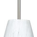 Suzi 18 1 Light Satin Nickel Cord Pendant Ceiling Light