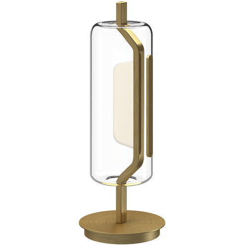 Hilo 17.63 inch 9.00 watt Black with Brushed Gold Table Lamp Portable Light