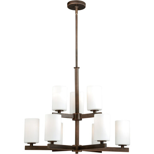 Glendale 9 Light 26 inch Sienna Bronze Chandelier Ceiling Light