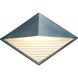 Ambiance LED 12 inch Midnight Sky with Matte White ADA Wall Sconce Wall Light, Diamond
