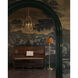 Nimes 4 Light 22.25 inch Contemporary Gold Leaf Chandelier Ceiling Light, Suzanne Duin Collection