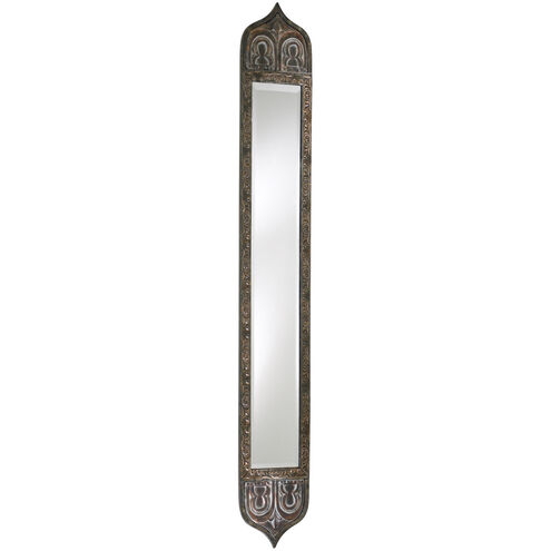 Skinny Tall 55 X 8 inch Rustic With Verde Wall Mirror