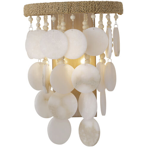 Aurelia's Cove 2 Light 10 inch Autumn White Wall Sconce Wall Light