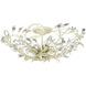 Jardin LED 19 inch French Cream Semi-Flush Mount Ceiling Light