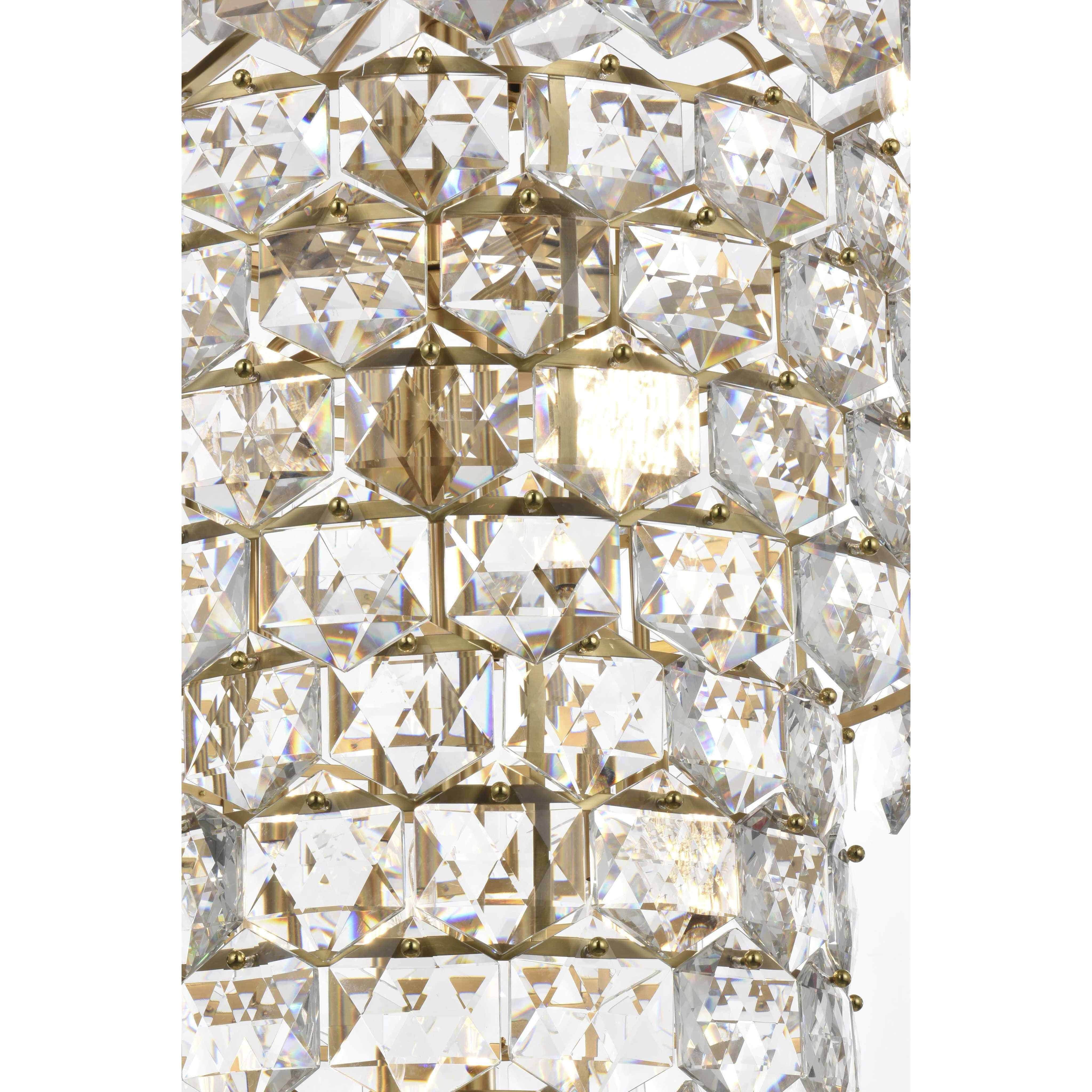 Adaline 41 Light 30 inch Satin Gold Chandelier Ceiling Light