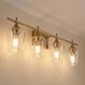 Octave 4 Light 28.75 inch Warm Brass Bathroom Vanity Light Wall Light, Essentials