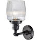 Franklin Restoration Colton LED 6 inch Matte Black Sconce Wall Light, Franklin Restoration