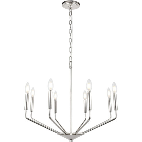 Geneseo 8 Light 25 inch Chrome Pendant Ceiling Light