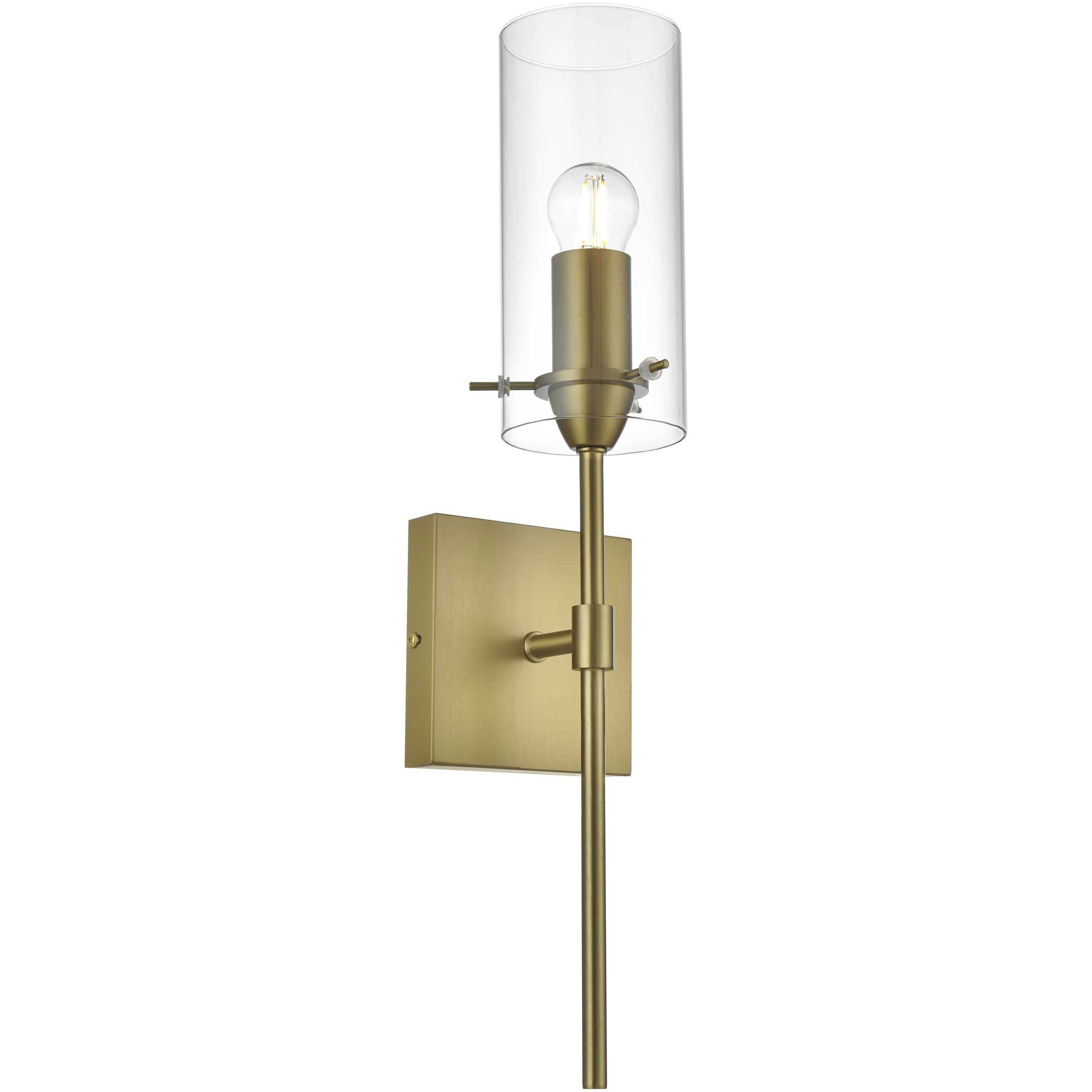 Elsreth 1 Light 5 inch Satin Gold Bath Sconce Wall Light