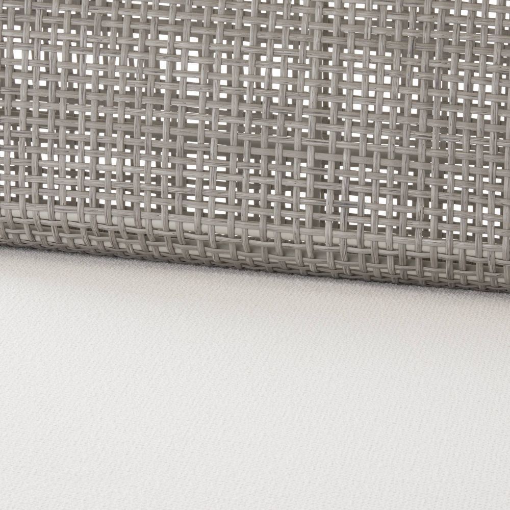 Dupont Pearl and Weathered Gray Outdoor Chair