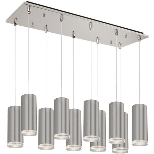 Cameo LED 8.25 inch Brushed Nickel Multi Pendant Ceiling Light
