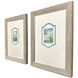 Water Lily Reverie Blue and Green and Multi and Yellow Framed Art, Propac