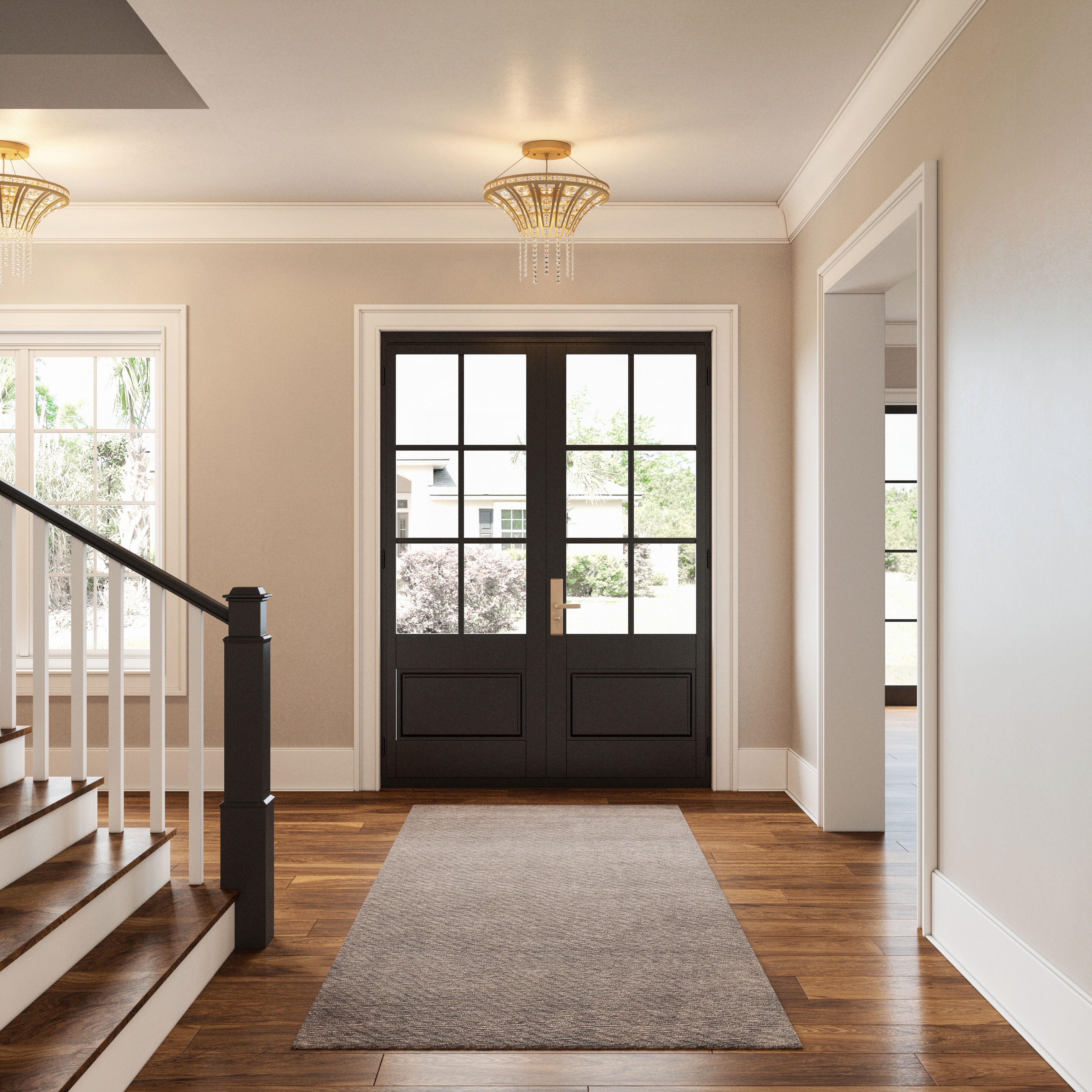 Fantania 4 Light 18 inch Champagne Gold Chandelier Ceiling Light