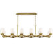 Manchester 12 Light 16 inch Brass Chandelier Ceiling Light