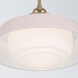 Xander 1 Light 16 inch Vibrant Gold Pendant Ceiling Light