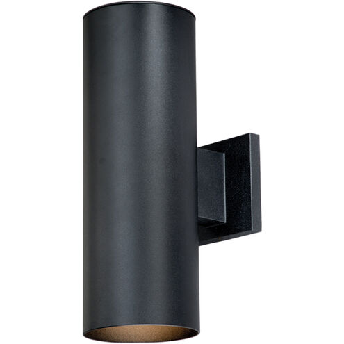 Chiasso LED 14.25 inch Textured Black Outdoor Wall
