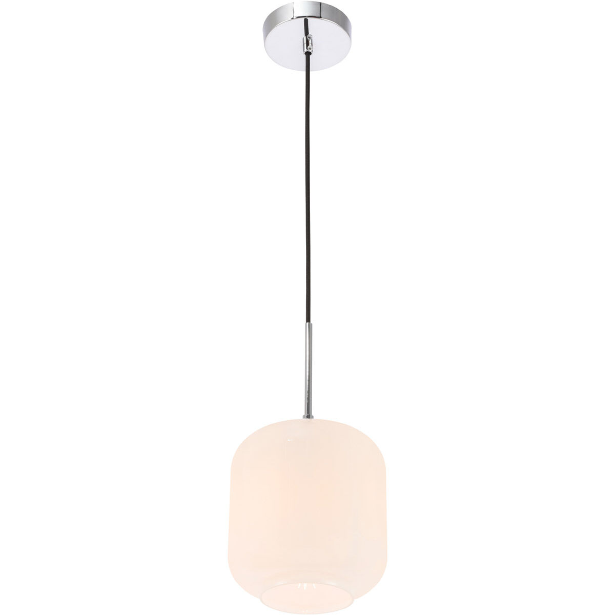 Collier 1 Light 7.3 inch Chrome Pendant Ceiling Light