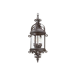 Fay 4 Light 10 inch Old Bronze Outdoor Pendant