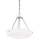 Kerrville 3 Light 19.25 inch Brushed Nickel Pendant Ceiling Light