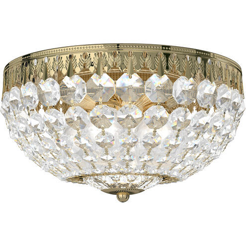 Petit Crystal 4 Light 10 inch Aurelia Flush Mount Ceiling Light in Swarovski