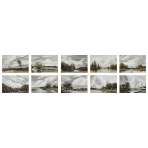 Tony Fey's Nature Walk 9.25 X 6 inch Paintings, Set of 10 (K-U)