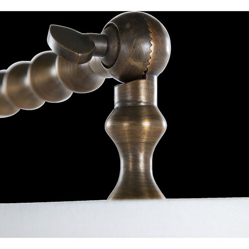 Nadine 30.5 inch Antique Brass Finish / Natural Alabaster Table Lamp Portable Light