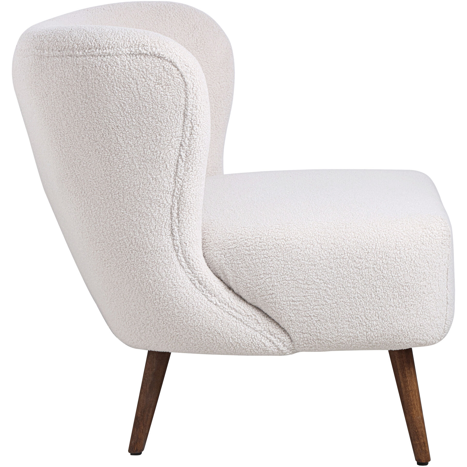 Margot White Occasional Chair, Accent Chair