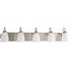Gather 5 Light 36 inch Brushed Nickel Bath Vanity Wall Light
