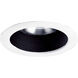 Recessed Lighting BR30 Black Recessed Step Baffle Trim