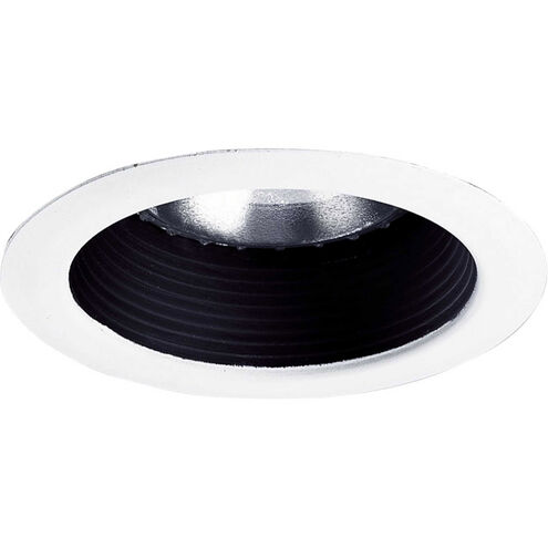 Recessed Lighting BR30 Black Recessed Step Baffle Trim