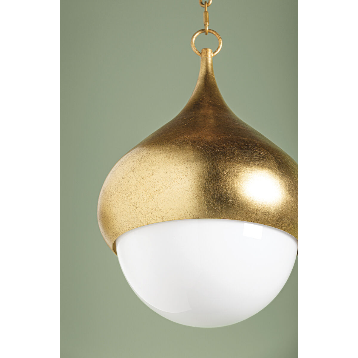 Gold leaf pendant light cheap