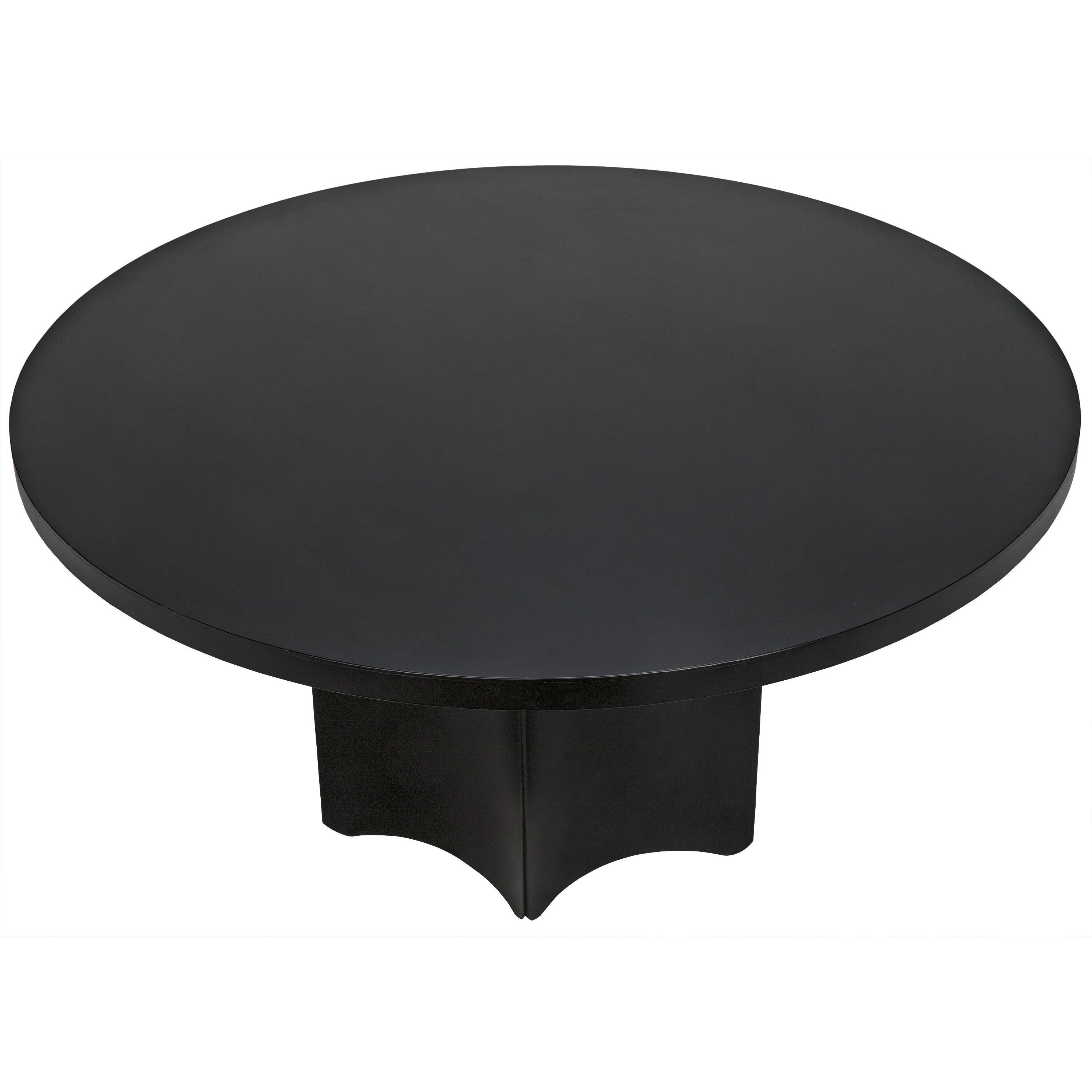 Rome 58 X 58 inch Matte Black Dining Table