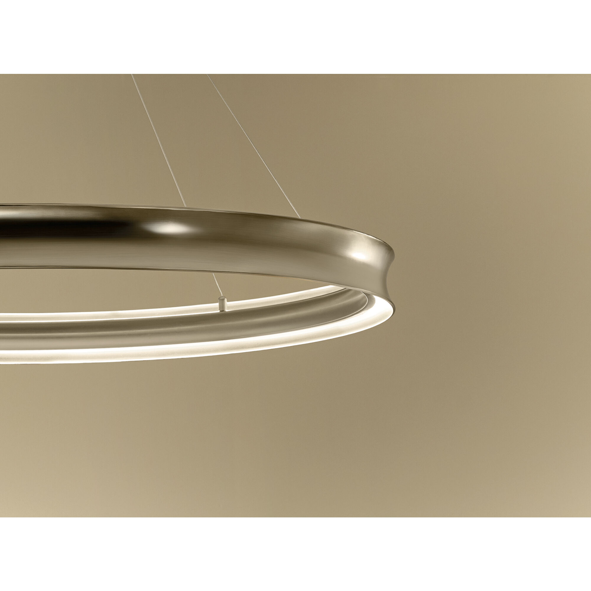 Larousse LED Champagne Bronze Chandelier Ceiling Light