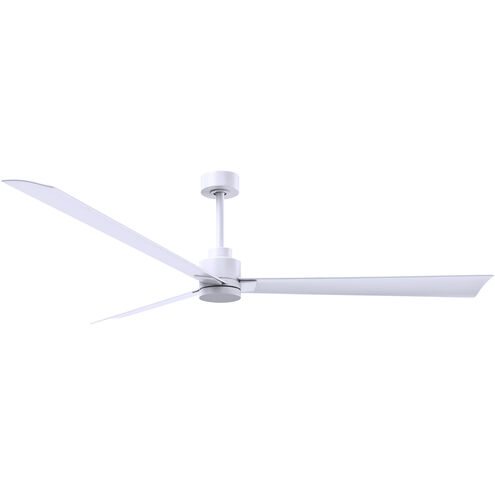 Atlas Alessandra 72 inch Matte White Indoor/Outdoor Ceiling Fan