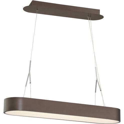 Step Up LED 33.5 inch Bronze Pendant Ceiling Light