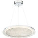 Blaze LED 21 inch Polished Chrome Pendant Ceiling Light