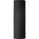 Ambiance LED 5.25 inch Carbon Matte Black and Champagne Gold ADA Wall Sconce Wall Light