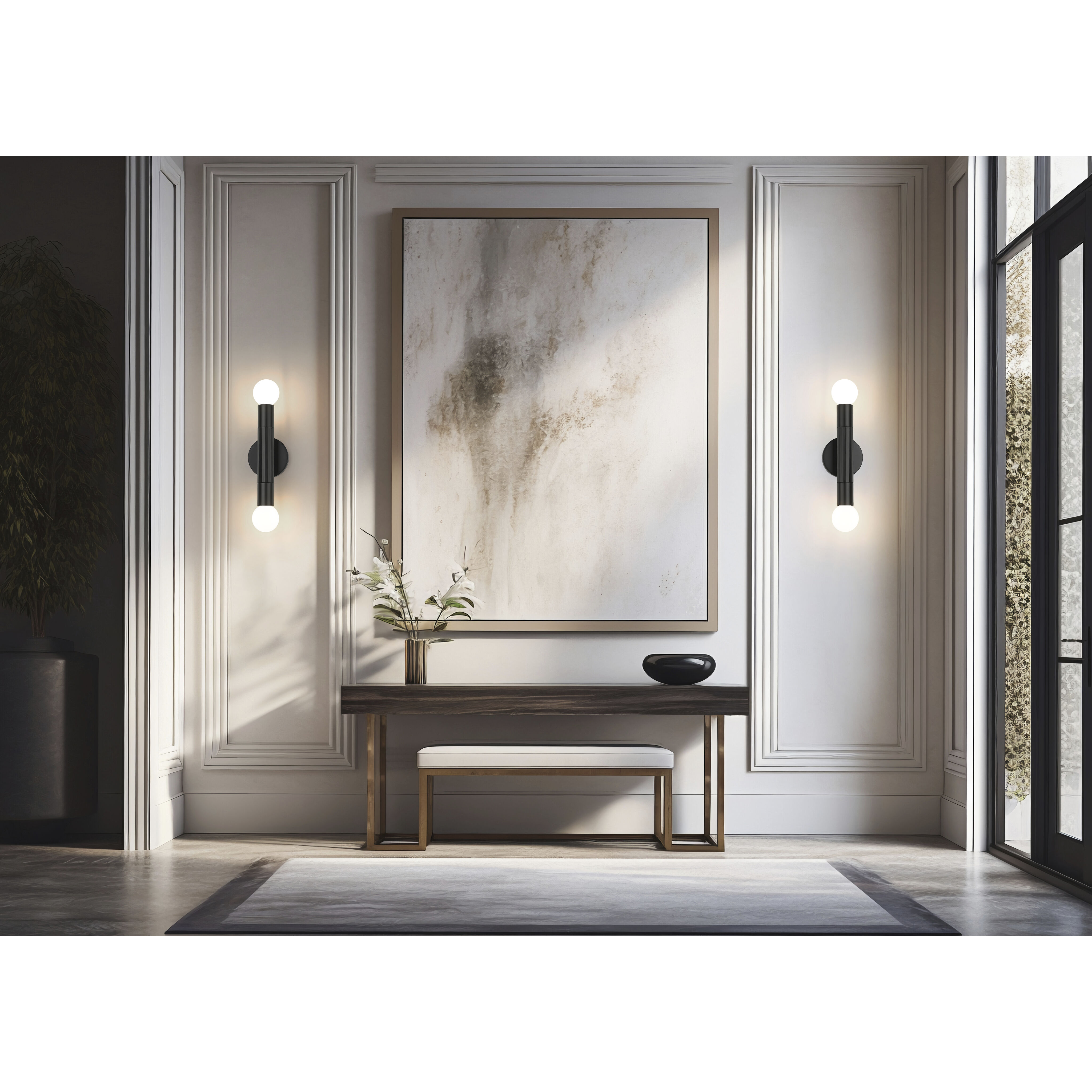 Stari Wall Sconce Wall Light in Matte Black