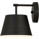 Maddox 1 Light 8 inch Matte Black Wall Sconce Wall Light