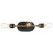 Miles 3 Light 24 inch Vintage Bronze Bath Bar Wall Light