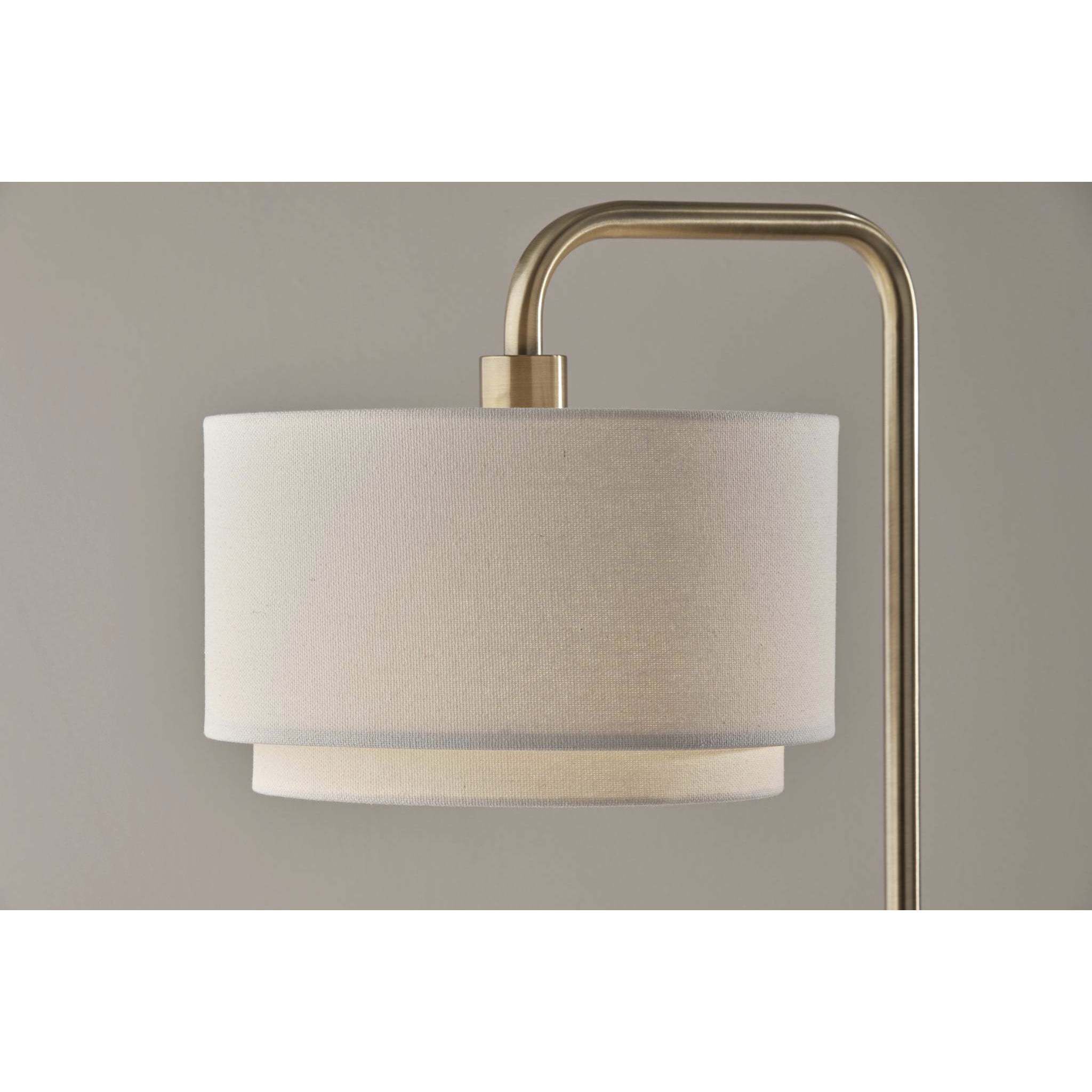 Brinkley 25 inch 60.00 watt Antique Brass Table Lamp Portable Light