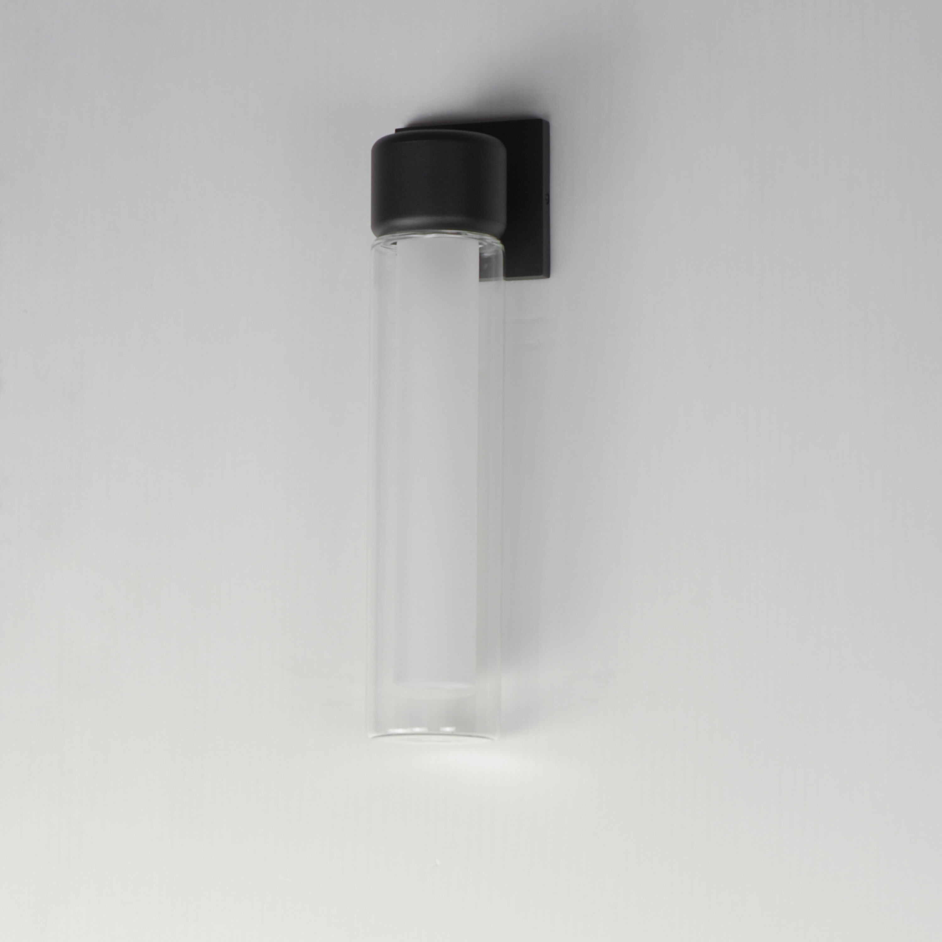 Dram LED 14.75 inch Black Outdoor Wall Sconce